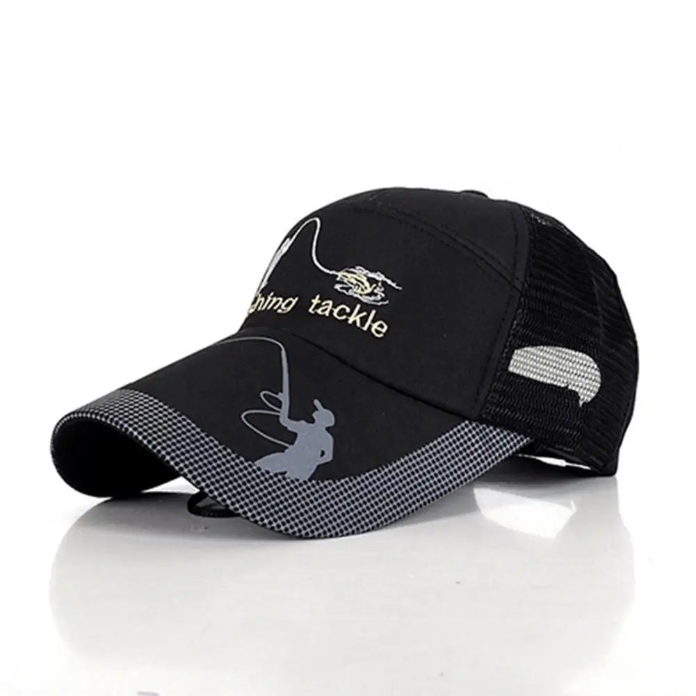 Outdoor Sport Baseball Cap Spring and Summer Men Women Fashion Outdoor Sun Protection Tackle Mesh Baseball Cap Fishing Hat