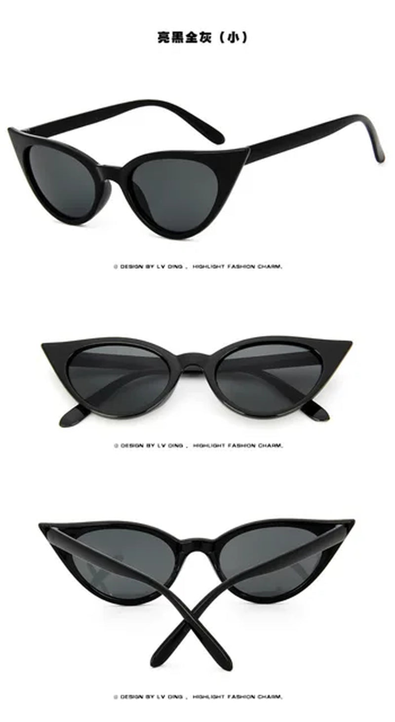 2021 Retro Cat Eye Sun Glasses New Women Cateye Sunglasses Luxury Brand Designer Vintage Gradient Female Eyewear UV400