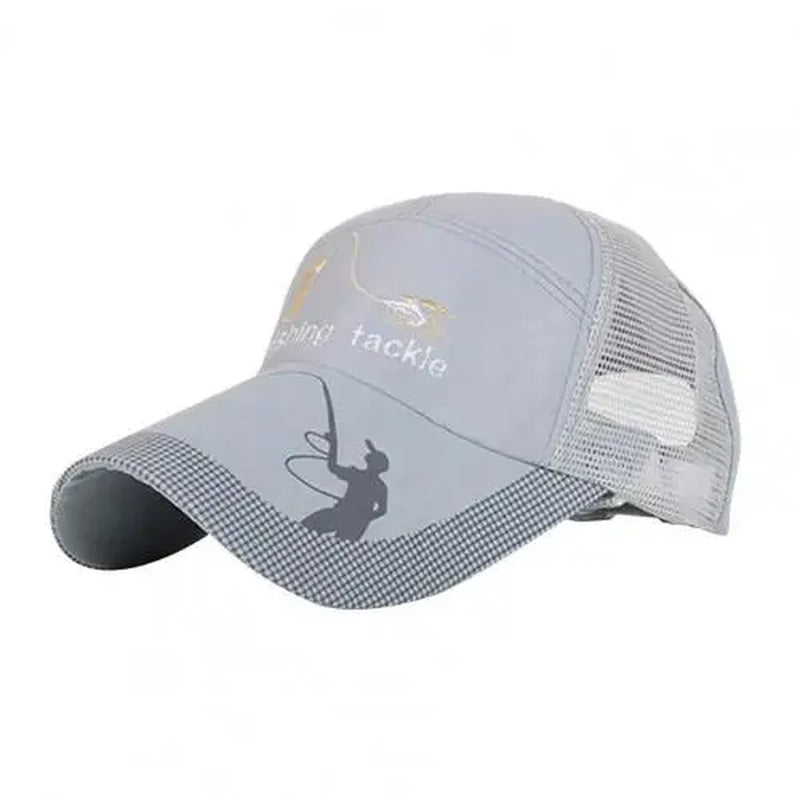 Outdoor Sport Baseball Cap Spring and Summer Men Women Fashion Outdoor Sun Protection Tackle Mesh Baseball Cap Fishing Hat